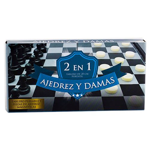 Juego De Mesa Novelty Ajedrez y Damas  D-020