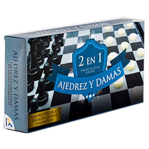 Juego De Mesa Novelty Ajedrez y Damas  D-020