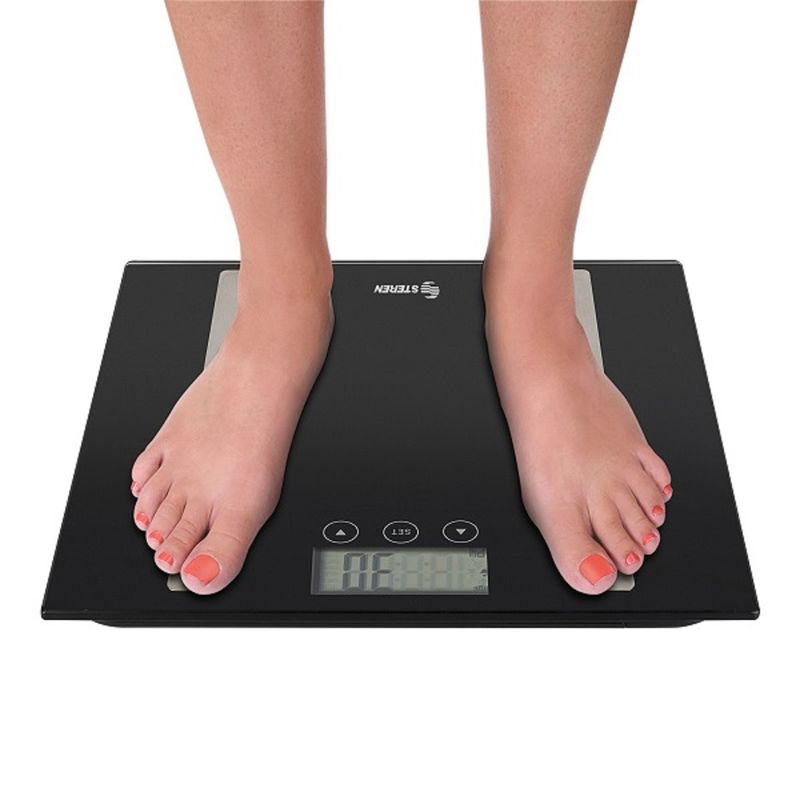 Báscula digital con análisis corporal, hasta 150 kg