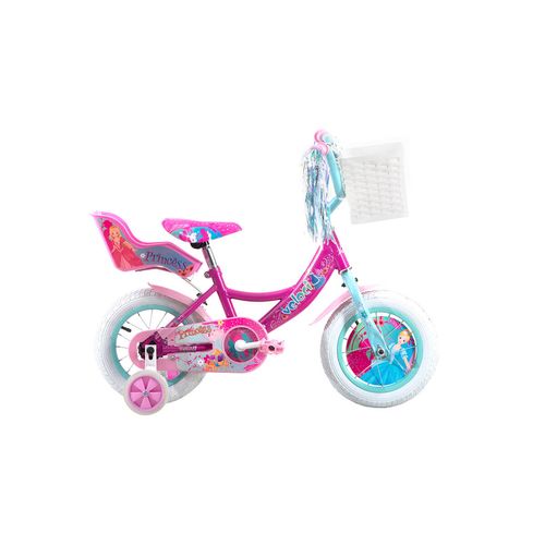 Bicicleta infantil Veloci r12 rosa little princess
