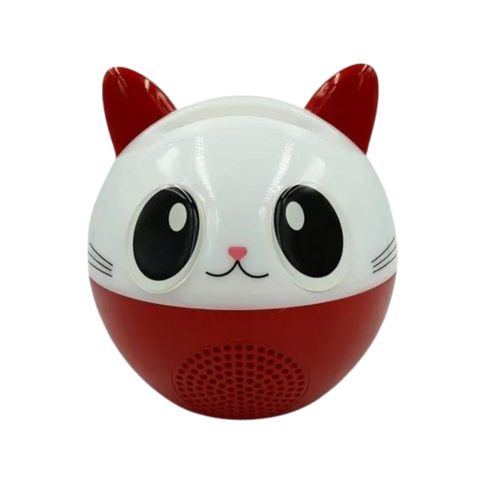 Lámpara con bocina integrada Gadgets & Fun luces rgb gato rojo