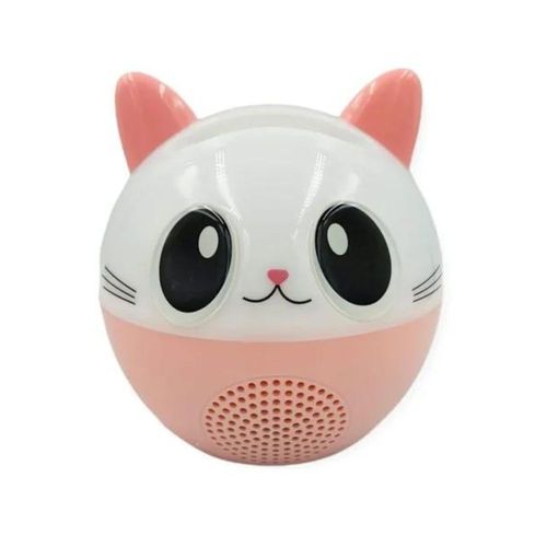 Lámpara con bocina integrada Gadgets & Fun luces rgb gato rosa