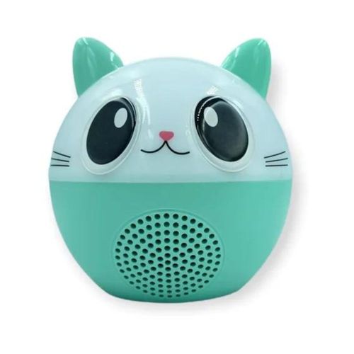 Lámpara con bocina integrada Gadgets & Fun luces rgb gato verde