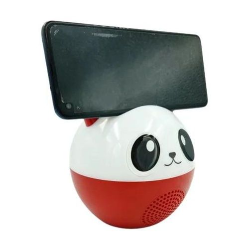 Lámpara con bocina integrada Gadgets & Fun luces rgb panda rojo