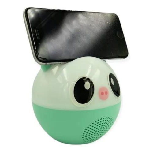 Lámpara con bocina integrada Gadgets & Fun luces rgb cerdito verde