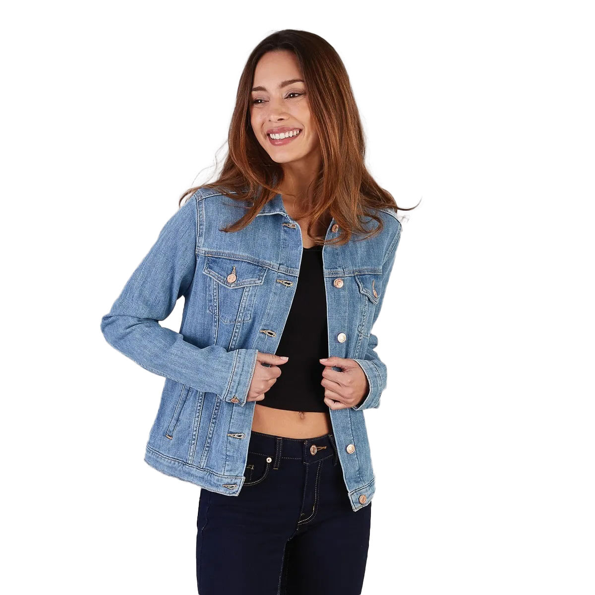 Chamarras jeans de discount mujer