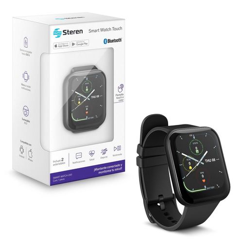 Smartwatch Steren Bluetooth Con Pantalla Full Touch