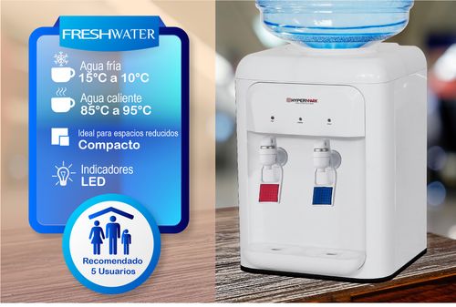 Despachador de agua para mesa Hypermark 20l blanco freshwater
