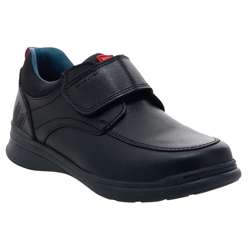 Zapato Escolar Para Ni o Vavito Negro V9402 La Marina