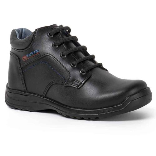 Bota escolar para niño Yuyin negro 29151