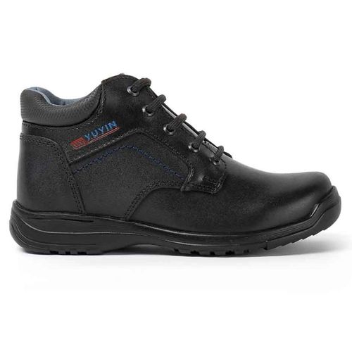 Bota escolar para niño Yuyin negro 29151