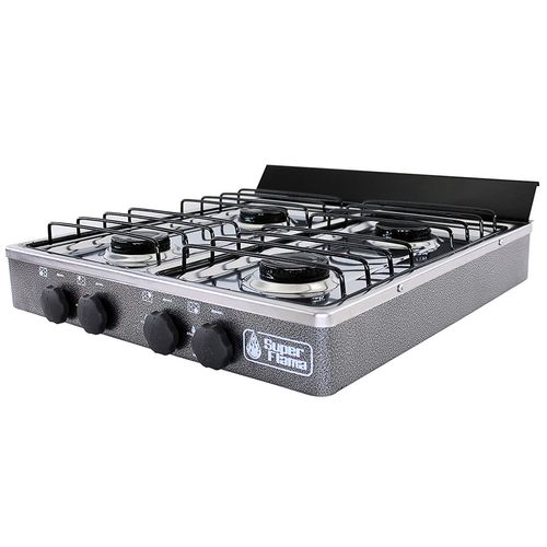 Parrilla de gas Super Flama 4 quemadores gris 4q-cag