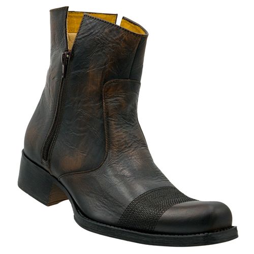 Bota Vaquera Para Caballero Flexi Café 1272