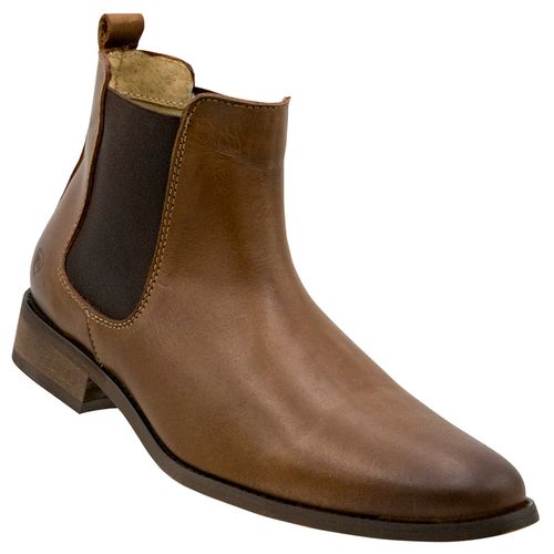Bota De Vestir Para Caballero In Moda Café 1062