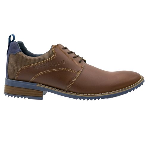 Zapato De Vestir Para Caballero Perry Ellis Café PE-7264