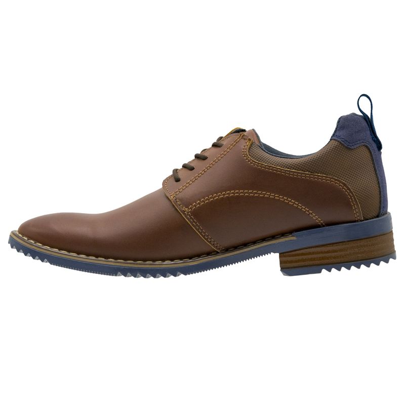 Zapato De Vestir Para Caballero Perry Ellis Caf PE 7264 La Marina