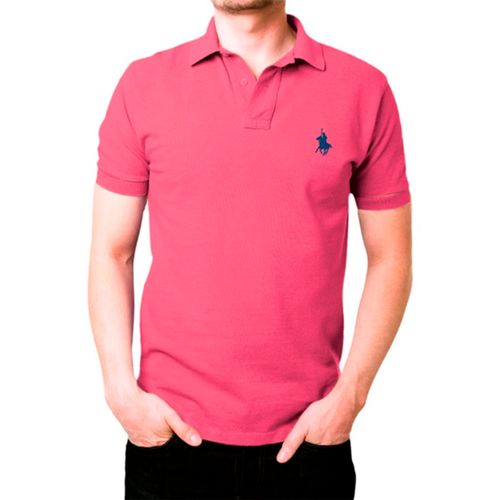 Playera Tipo Polo Para Caballero Polo Club Coral 101