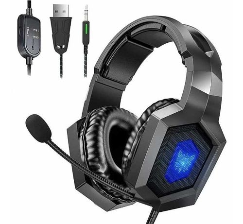 Audífonos gaming Gadgets & Fun onikuma con micrófono y luces led