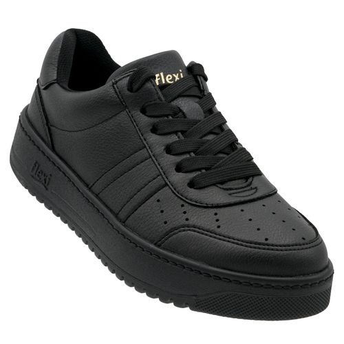 Tenis Urbano Para Dama Flexi Negro 103504