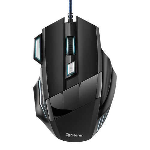 Mouse USB Steren Gamer 800 / 1200 / 1600 / 2000 DPI COM-5426