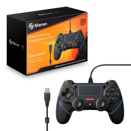 Control Steren Videojuegos Alámbrico Compatible Con PS4 PS4-120