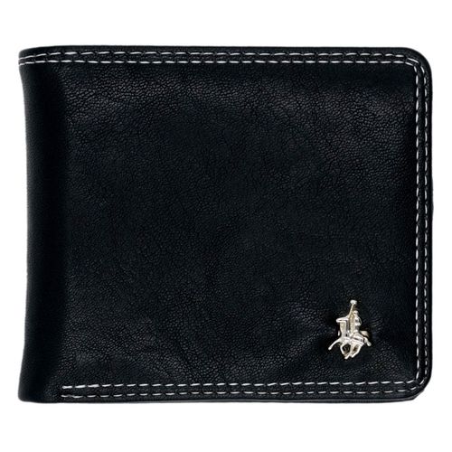 Cartera Para Caballero Royal County Polo Cl Negro B76-5060-1