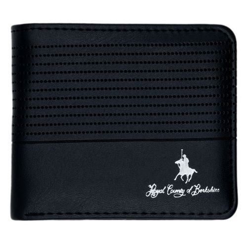 Cartera Para Caballero Royal County Polo Cl Negro B76-5050-1