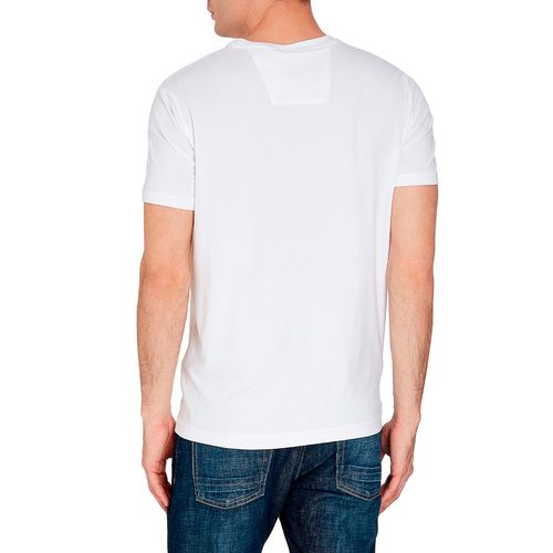 Playera Casual Para Caballero Náutica Blanco V7310-1Bw