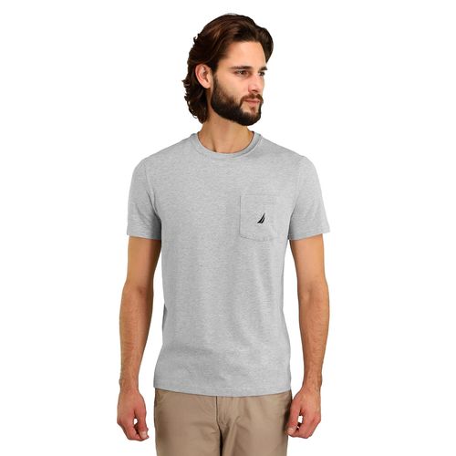 Playera Casual Para Caballero Náutica Gris V41050-0Gh