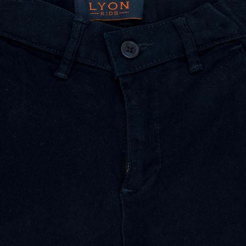 Pantalón casual para niño Lyon azul marino 125094