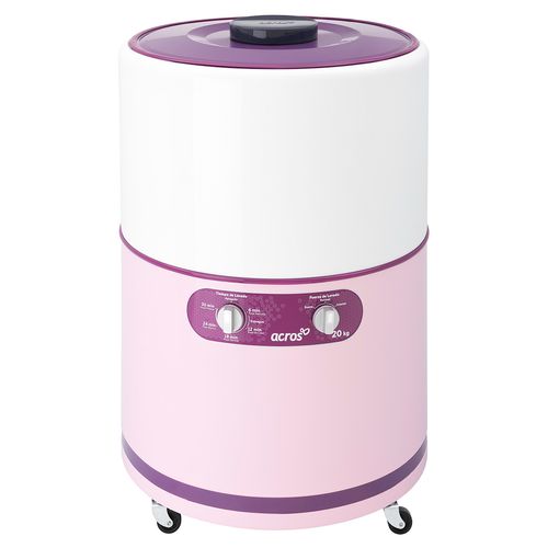 Lavadora redonda Acros 20kg rosa alf2053er