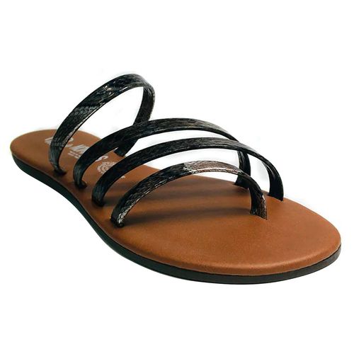 Sandalia Casual Para Dama Nomadas Hilton Negro 965