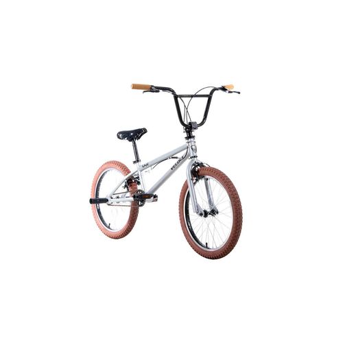 Bicicleta Veloci Rodada 20 Plata BMX Law Freestyle