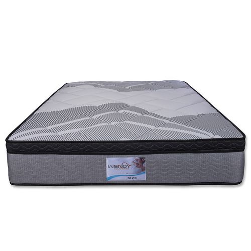 Colchón Wendy blanco - gris silver individual