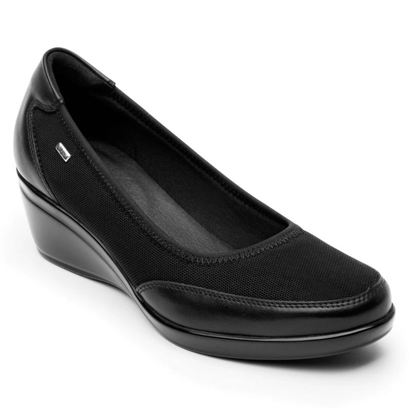 Zapato negro best sale plataforma mujer