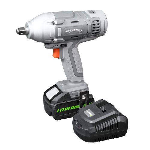 Llave de impacto Gladiator pro inalámbrica 1/2 18v 400n/m li 8400/18 c1