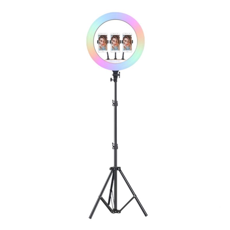 Aro de luz led Gadgets and Fun diametro de 26 cm con tripie de 2 metros y  soporte para smartphone