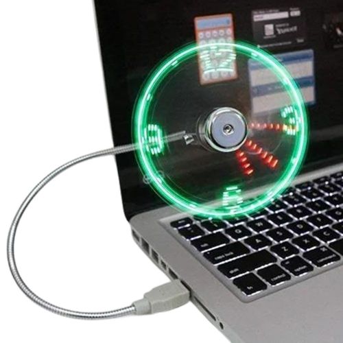 Ventilador led reloj Gadgets & Fun usb