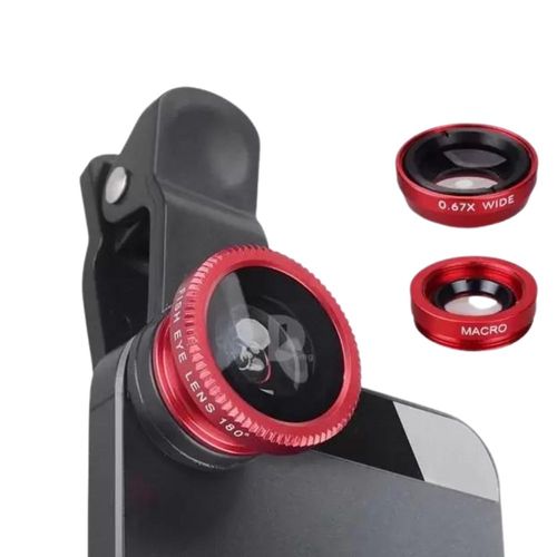 Lentes Fisheye 3 En 1 Gadgets & Fun Para Celular