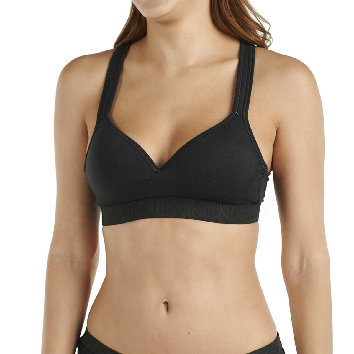 Top Para Dama Tops and Bottoms Negro 29090 La Marina
