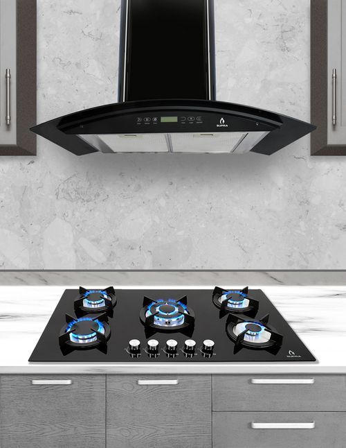 campana extractora 87 cm SUPRa Con Panel touch y 3 niveles de extracclón cc-87-skyfalL