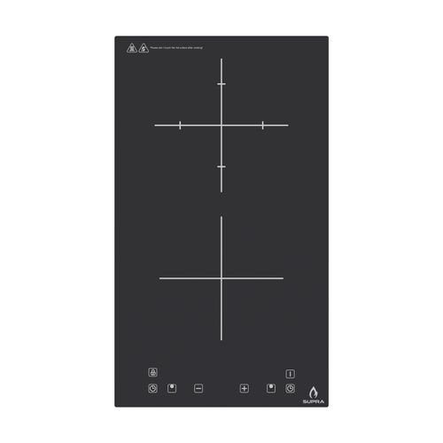 Parrilla De Inducclón 2 Quemadores vertical SUPRa Con elegante Panel touch due-v