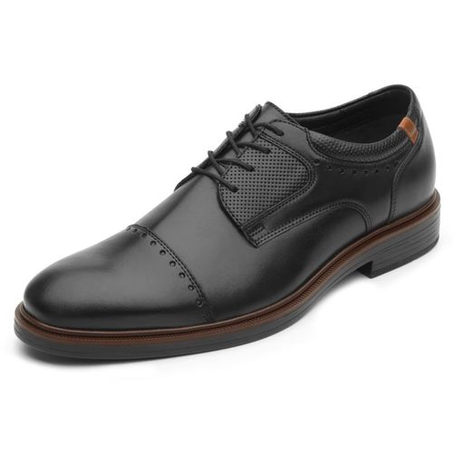 Zapato De Vestir Para Caballero Flexi Parker Negro 400102