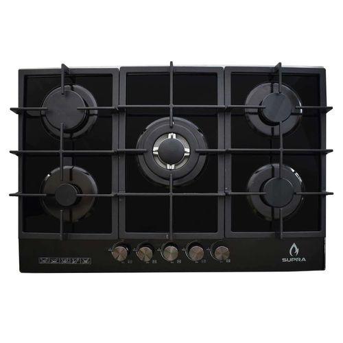 Parilla de gas empotrable Supra negro 5q-pg-76