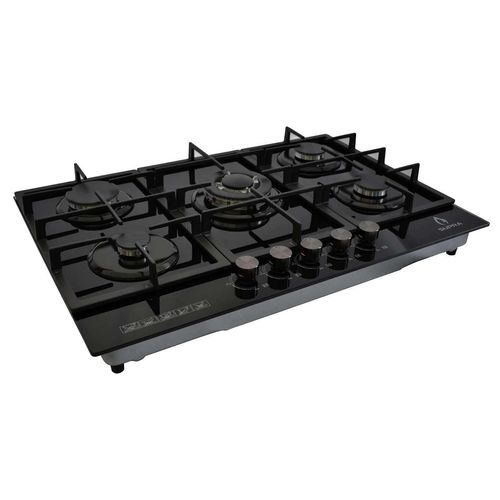 Parilla de gas empotrable Supra negro 5q-pg-76