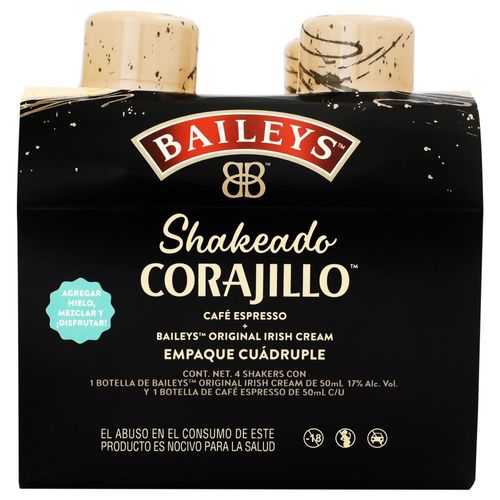 Licor Corajillo Baileys 4 Piezas 50ml 10250