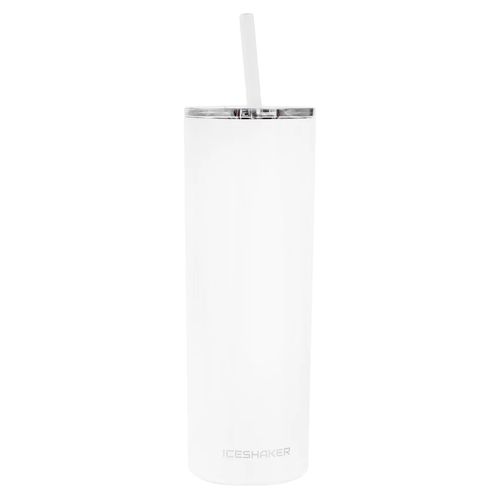 Termo De Acero Inoxidable Iceshaker Skinny Blanco 800379