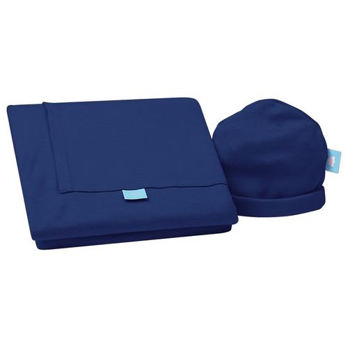 Fular para bebé Baby Mink azul marino bm07e