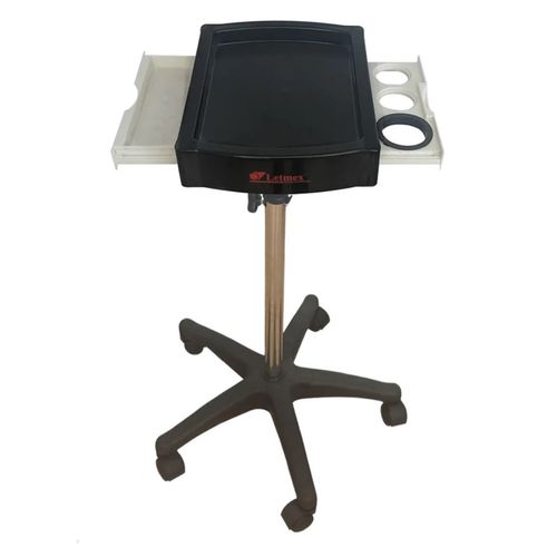 Carrito Mesa Auxiliar Letmex Multifuncional Negro T0176