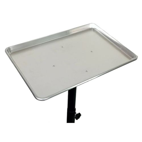 Carrito mesa auxiliar Letmex multifuncional negro-plata bm3608